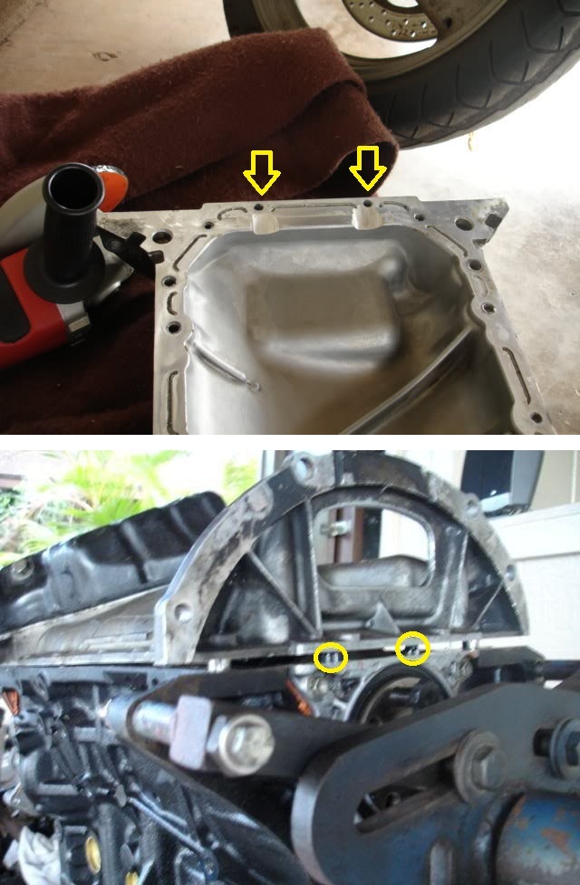 3sgte oil pan grinding